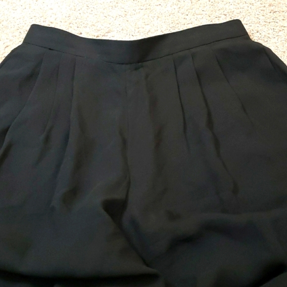 CARLISLE Wide Leg Silk Trousers - Picture 4 of 5